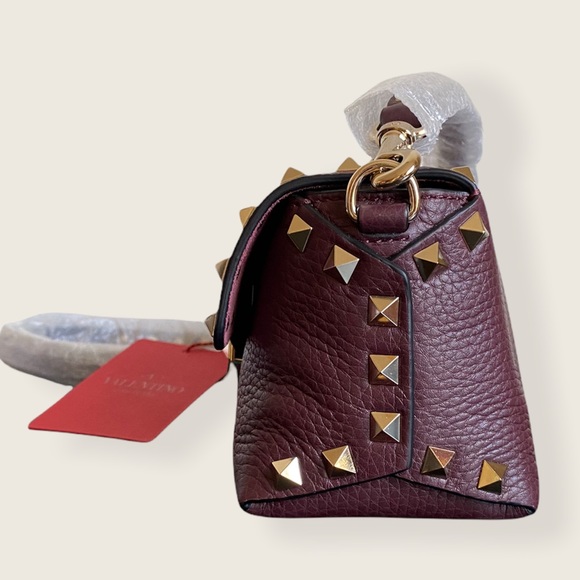 NWT Valentino Mini Rockstud Leather Crossbody Bag - Picture 7 of 12